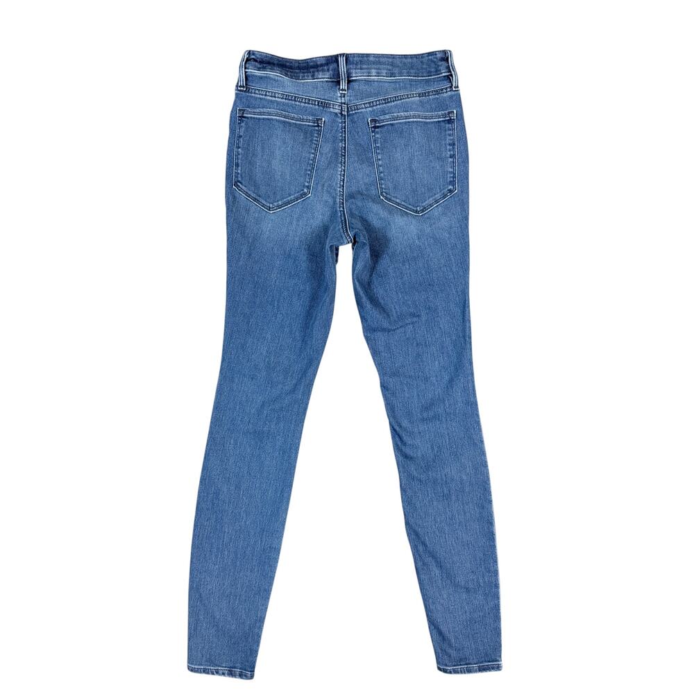 Athleta Sculptek Women's 4T Tall Stretch Denim Jeans Blue Skinny Slim Fit - Picture 6 of 13